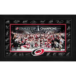 Highland Mint - Carolina Hurricanes 2026 Stanley Cup Champions 12" x 20" Limited Edition Tradition Signature Frame - Multicolor