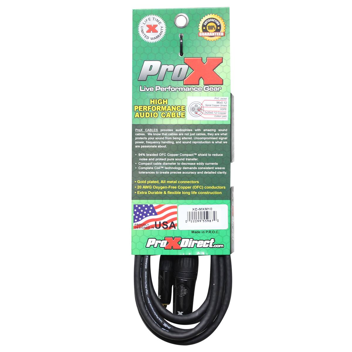 ProX XC MXM10 10' 1/8