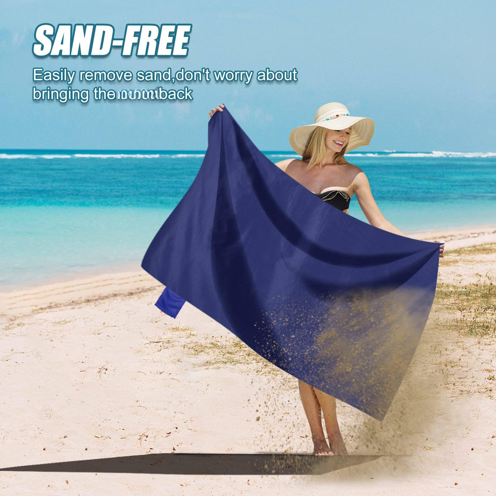 SAND-FREE  
Easily remove sand, don't worry about bringing the sand back