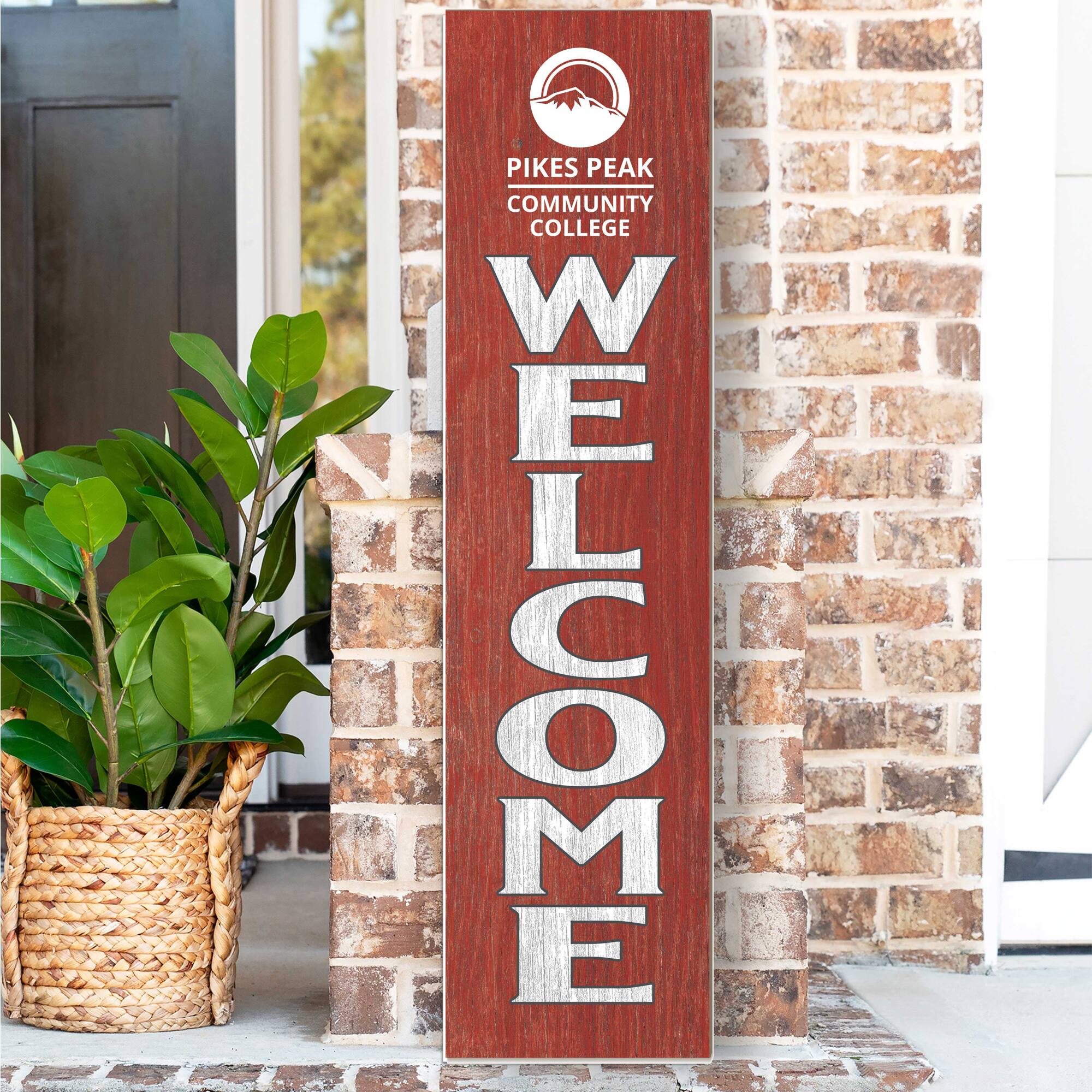 Jardine Pikes Peak State College 12" x 48" Outdoor Leaner Welcome Sign ...