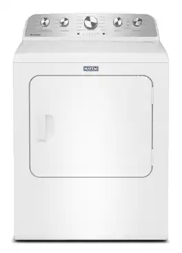 Maytag - 7.0 Cu. Ft. Electric Dryer with Extra Power and Pet Pro Option - White
