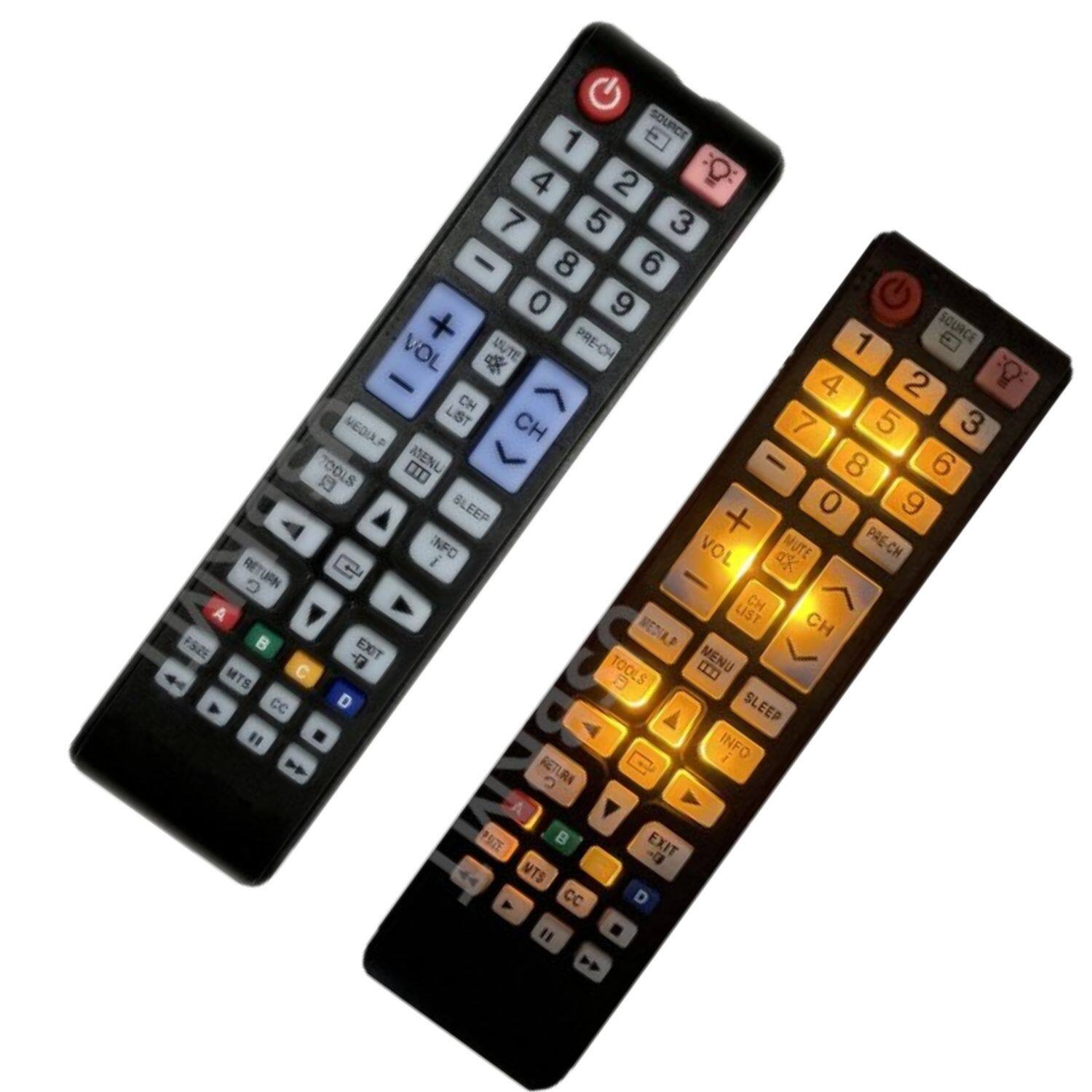 Sure, here is the corrected and grouped text from the image:

**Left Remote:**
- SOURCE
- 1 2 3 4 5 6 7 8 9 0
- PRE-CH
- VOL + VOL -
- MUTE
- CH LIST
- CH
- VODIA
- TOOLS
- MENU
- SLEEP
- RETURN
- EXIT
- INFO
- A B C D
- MTS
- CC
- PSE
- ACTURA
- LRA

**Right Remote:**
- SOURCE
- 1 2 3 4 5 6 7 8 9 0
- PRE-CH
- VOL + VOL -
- MUTE
- CH LIST
- CH
- TOOLS
- MENU
- SLEEP
- RETURN
- EXIT
- INFO
- A B C D
- MTS
- CC
- PSE