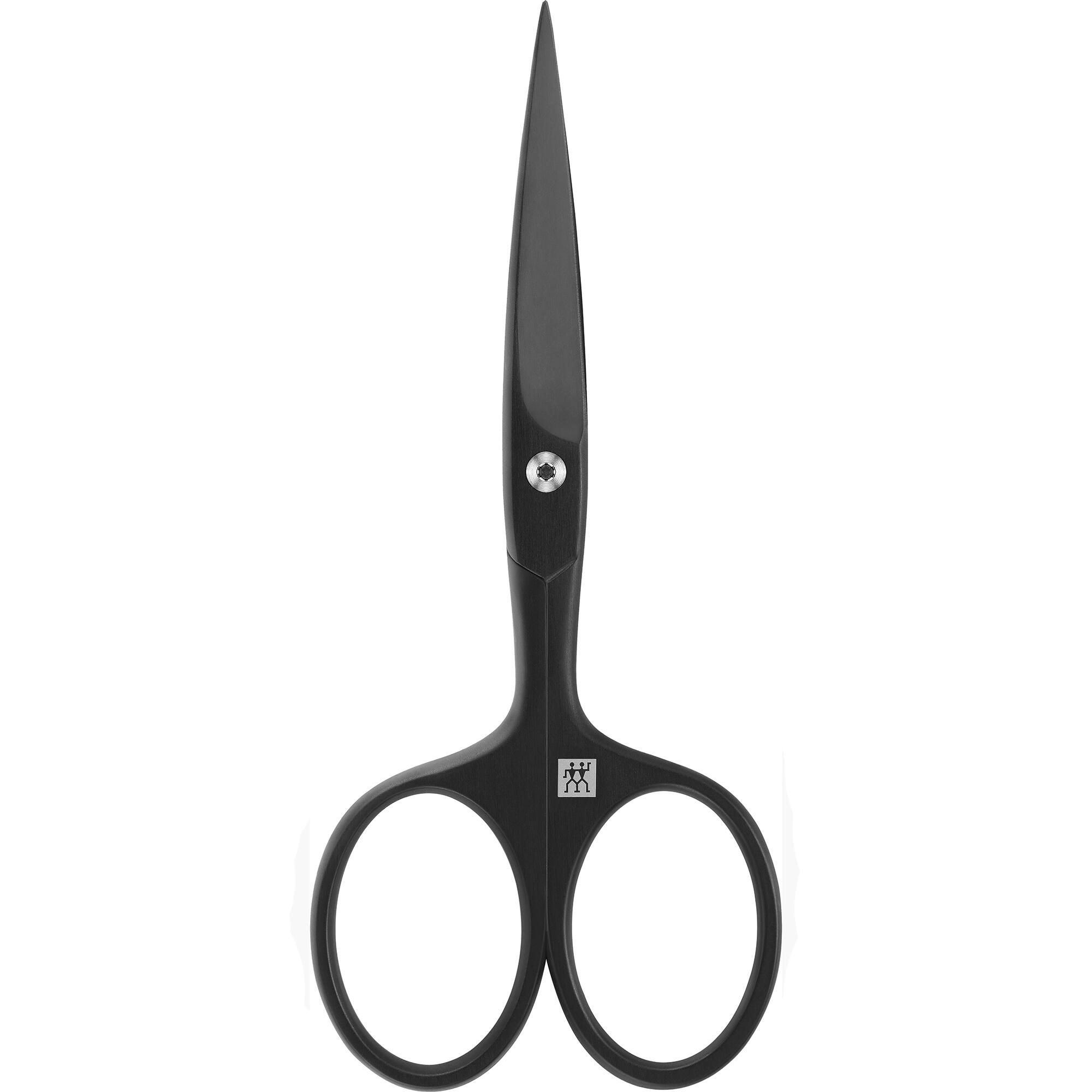 Alt View 1. ZWILLING - ZWILLING Beard Scissors (extended handle width, scratch resistant, straight edge fine tip), Premium, Black, 4.5 in - Black.