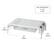 Left. Mind Reader - Monitor Stand, Ventilated Laptop Riser, Paper Tray, Storage, Office, Metal Mesh, 20"L x 11.5"W x 5.5"H - White.
