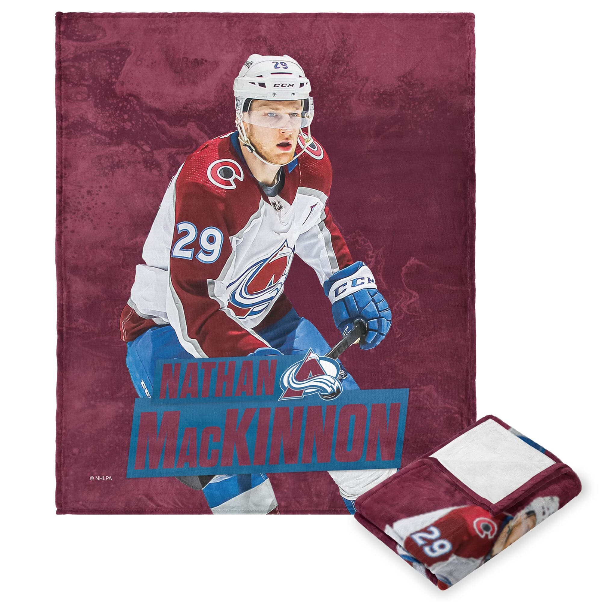 Northwest - Nathan MacKinnon Colorado Avalanche 50" x 60" Player Silk Touch Throw Blanket - Multicolor
