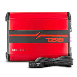 DS18 Audio - SXE 1-Channel Class D Car Amplifier, 800W RMS at 1 Ohm - Red