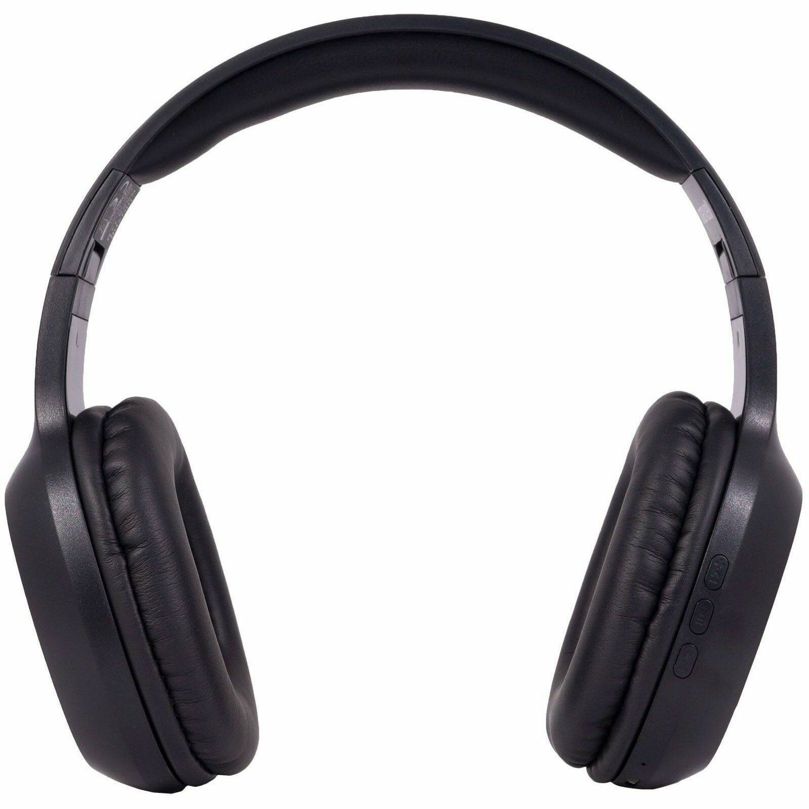 Alt View 4. Maxell - Maxell Bass 13 Wireless Headphones - Wireless - Bluetooth - 20 Hz to 20 kHz - Over-the-head, On-ear - Circumaural - Black.