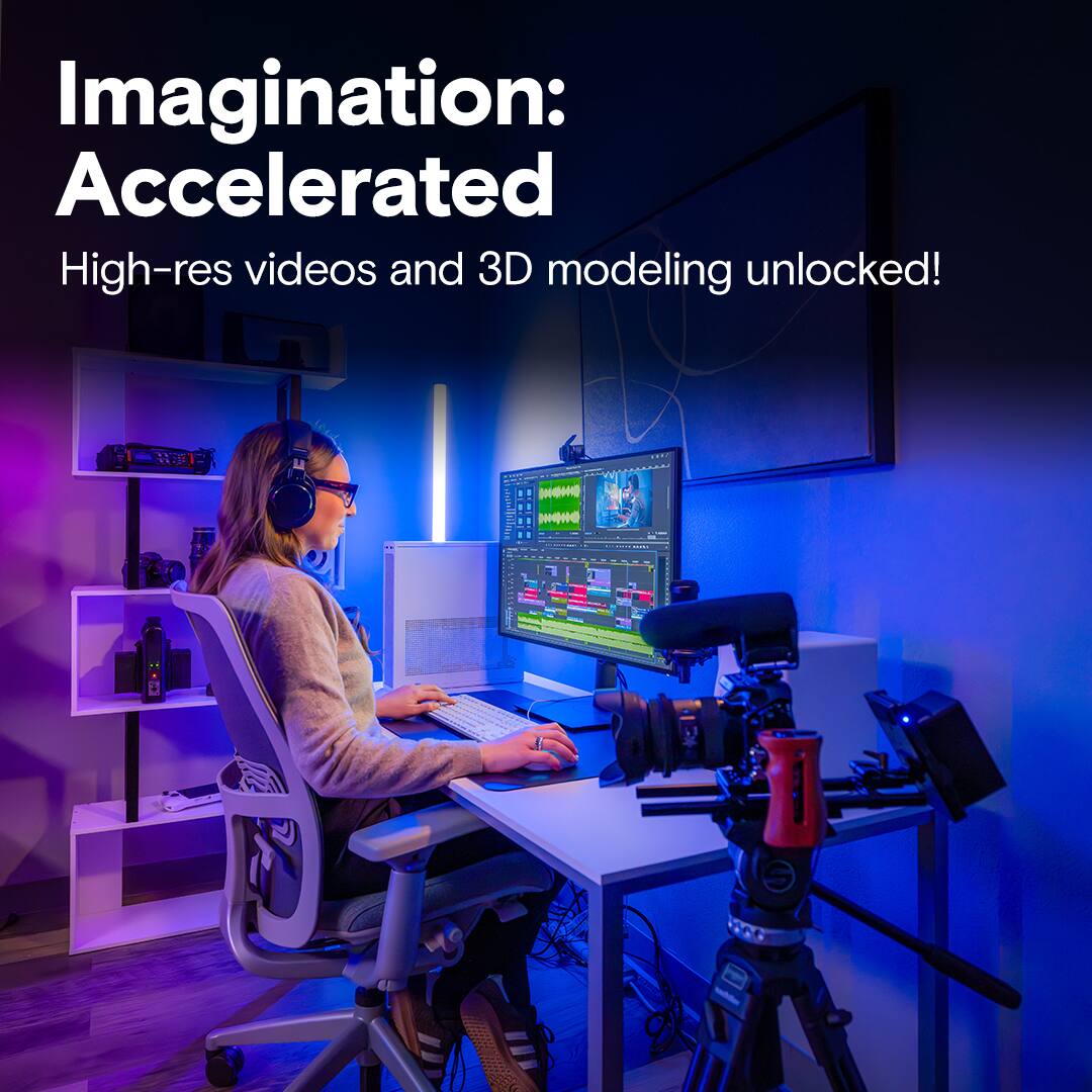 Imagination: Accelerated! High-res videos and 3D modeling unlocked!