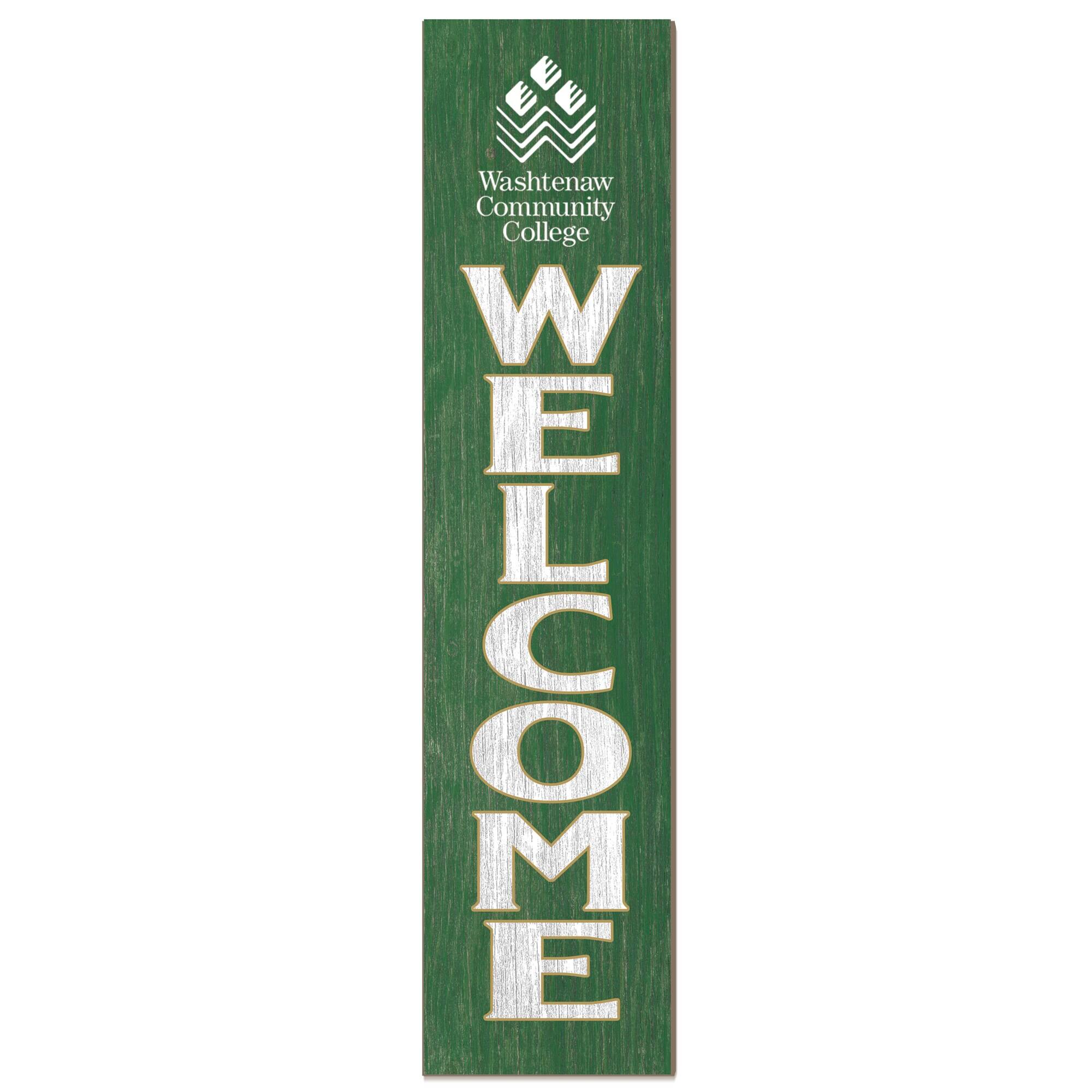 Washtenaw Community College 12'' x 48'' Welcome Outdoor Leaner