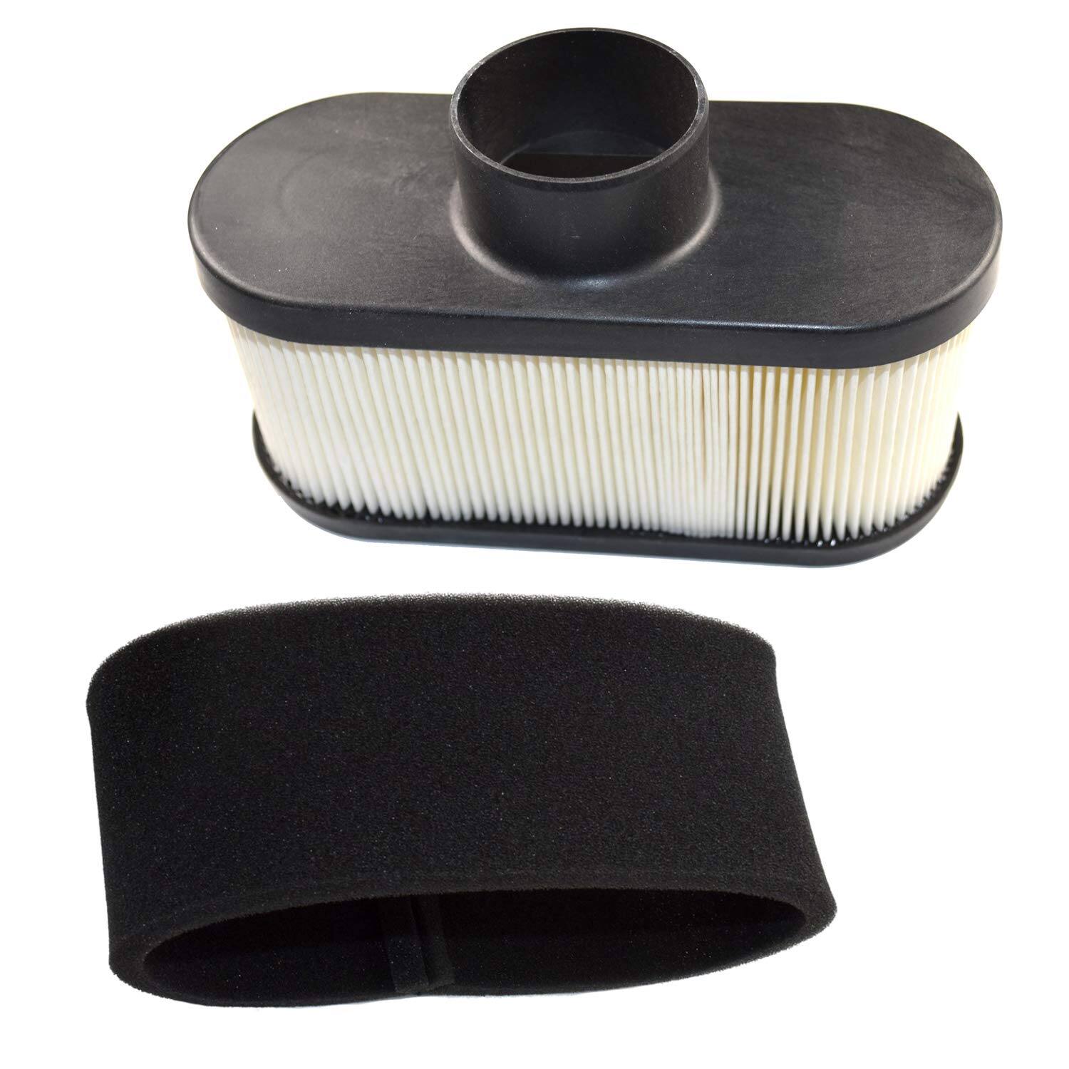 Alt View 2. HQRP - Air Filter Cartridge with Pre-Filter for John Deere X300 X304 X320 X340 X500 X530 S240 Lawn Tractors.