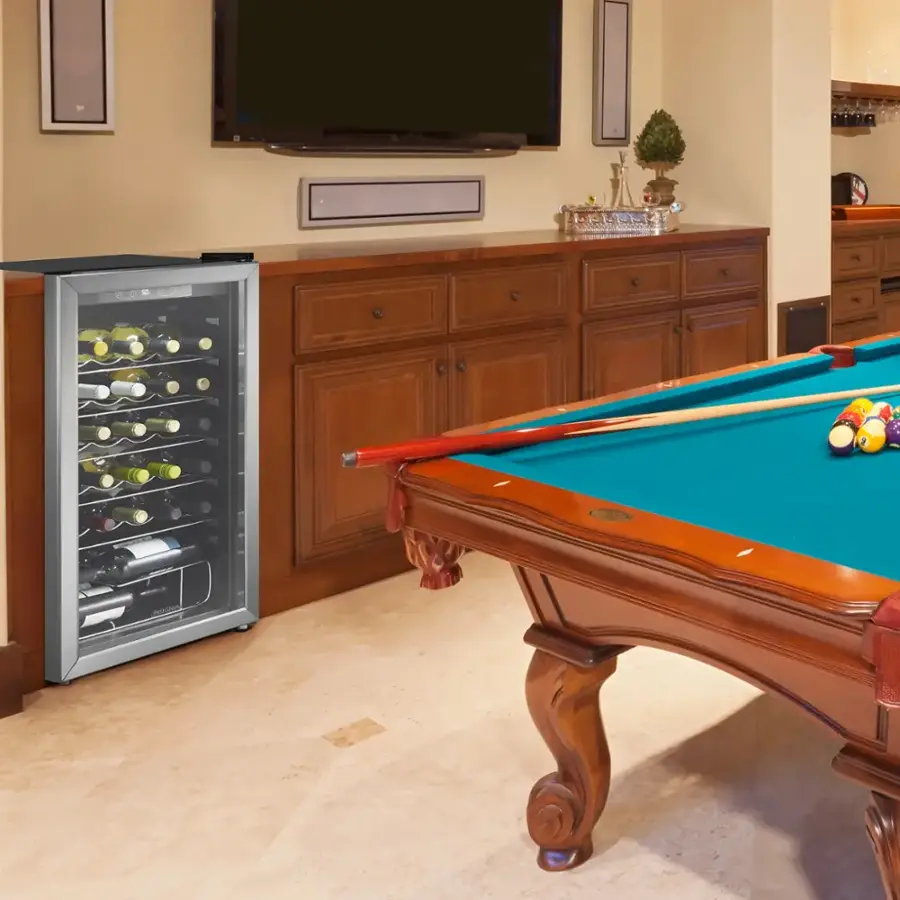 Alt View 14. Insignia™ - 29-Bottle Wine Cooler with ENERGY STAR Certification - Stainless Steel.