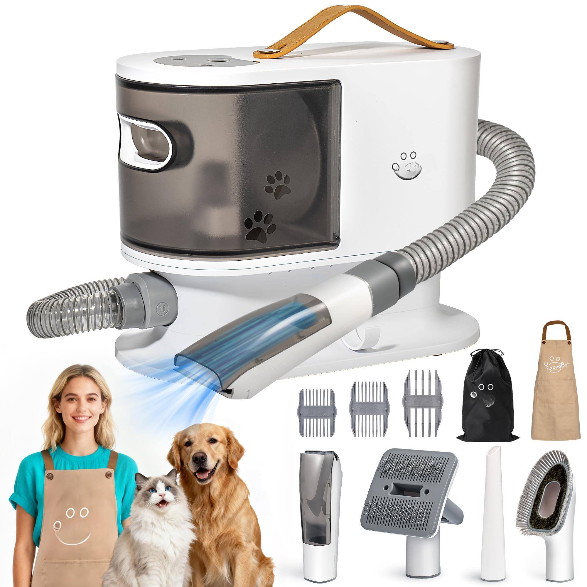 The Best Inks Pet Vacuum For Dogs & Cats 12kpa Strong Suction ≤50db ...
