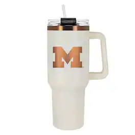 Great American Products - Michigan Wolverines 40oz. Colossus Copper Edition Tumbler - Cream