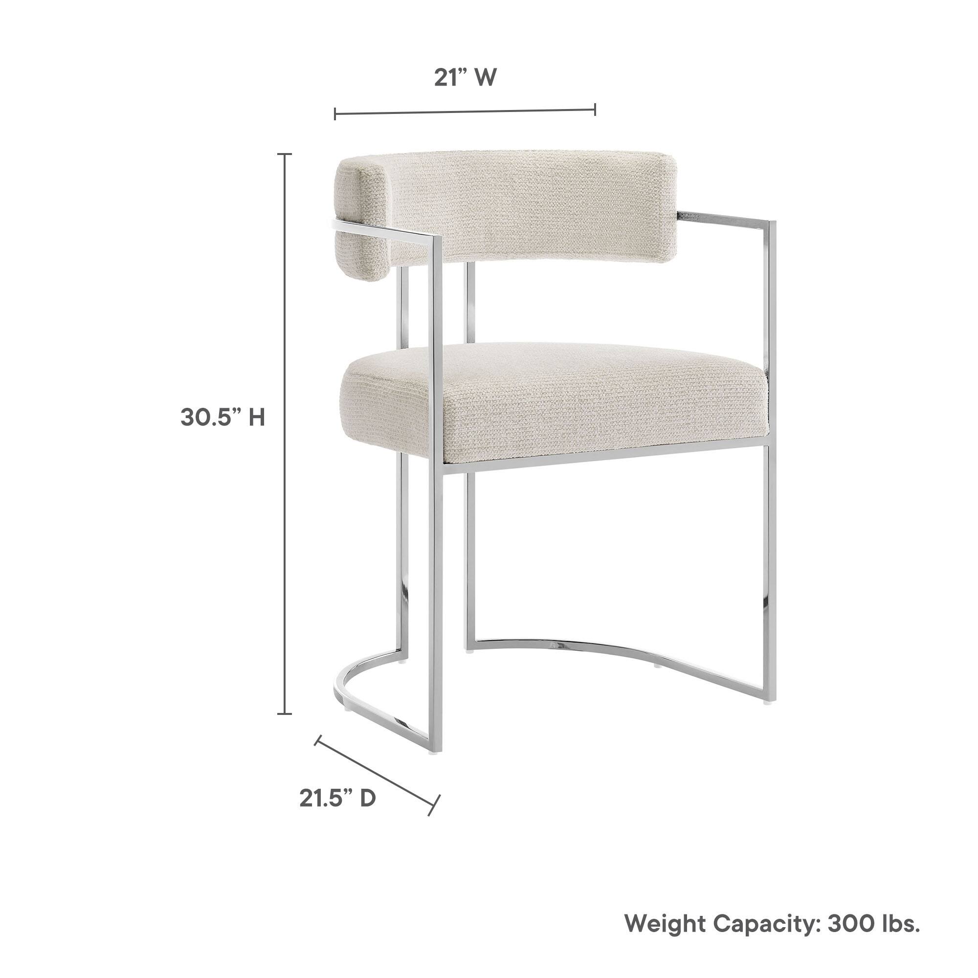 21" W  
30.5" H  
21.5" D  
Weight Capacity: 300 lbs.