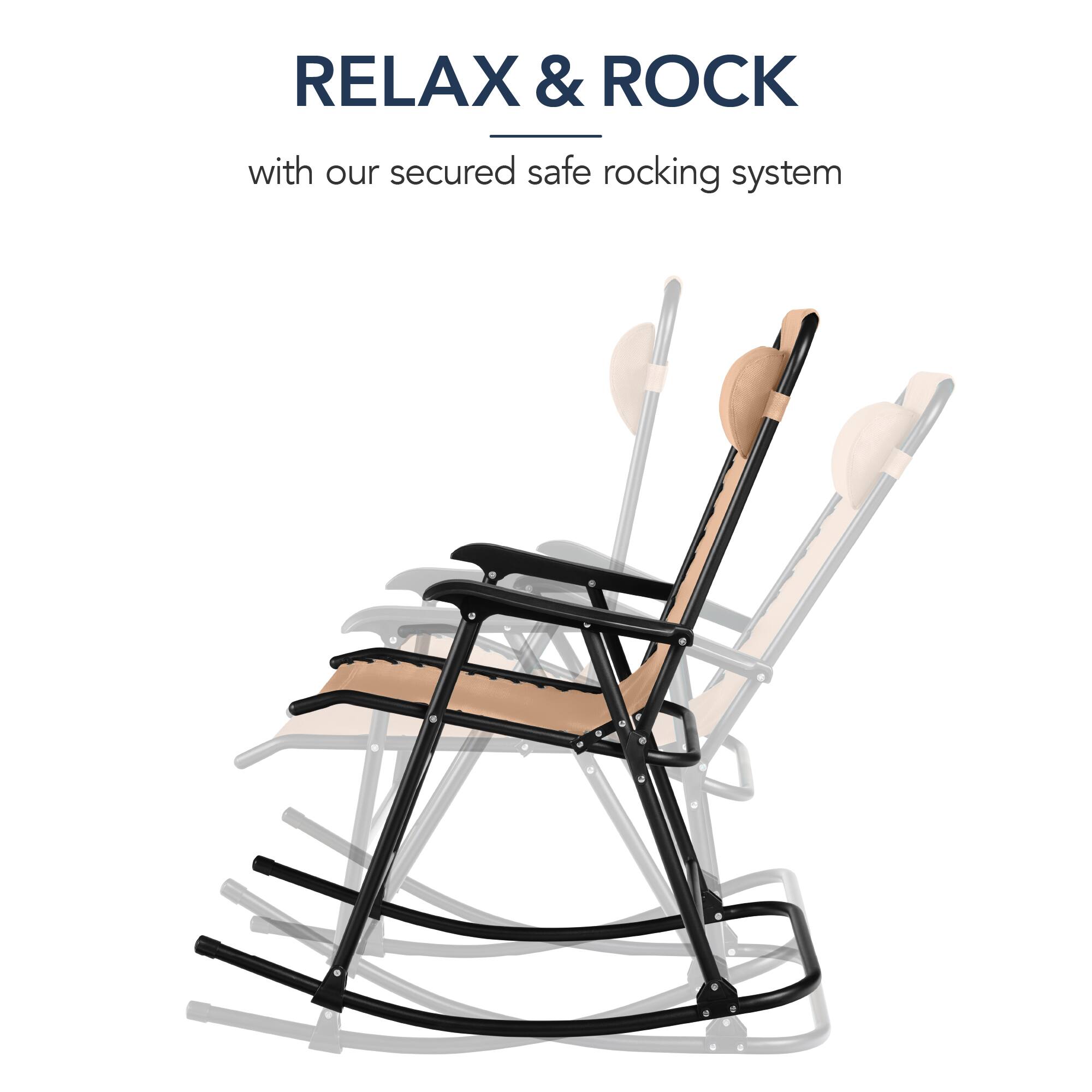RELAX & ROCK  
with our secured safe rocking system