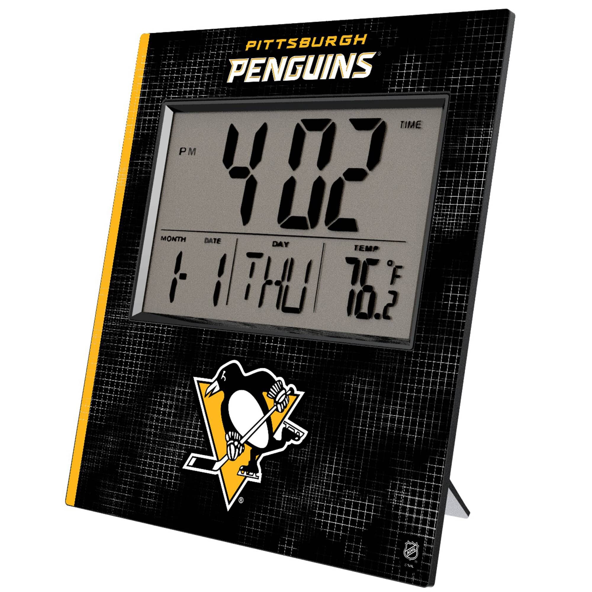 PITTSBURGH PENGUINS

TIME 4:02 PM

MONTH 1 DATE 1 DAY THU TEMP 76°F

10.2