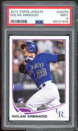 Nolan Arenado Rookie Card 2013 Topps Update #US259 PSA 9