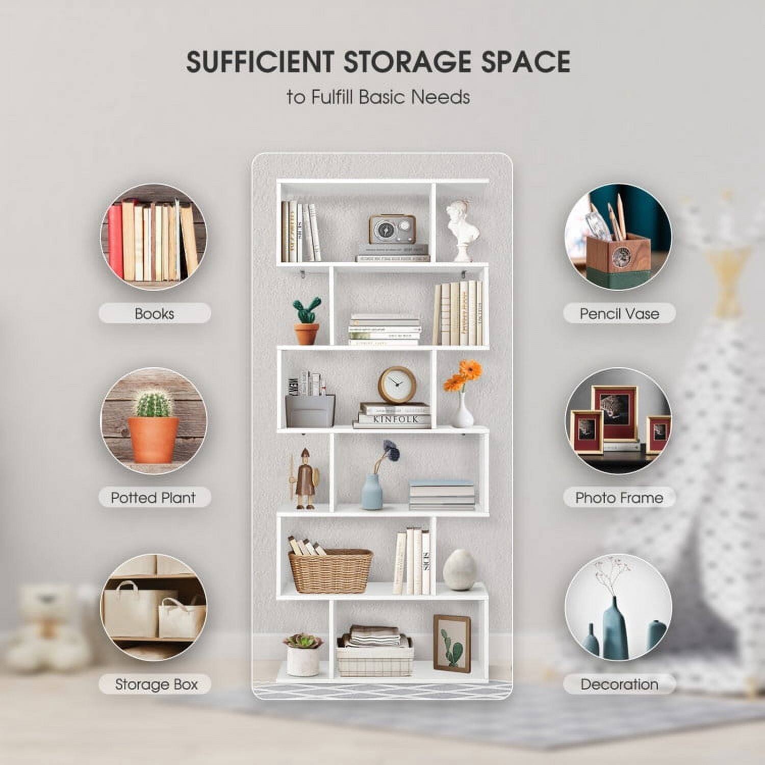 SUFFICIENT STORAGE SPACE  
to Fulfill Basic Needs

- Books
- Potted Plant
- Storage Box
- Pencil Vase
- Photo Frame
- Decoration
