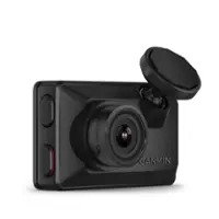 Garmin - Dash Cam X310 4K Touchscreen Dash Cam with a 140-degree Field of View and built-in Clarity Polarizer - Black - Front_Zoom