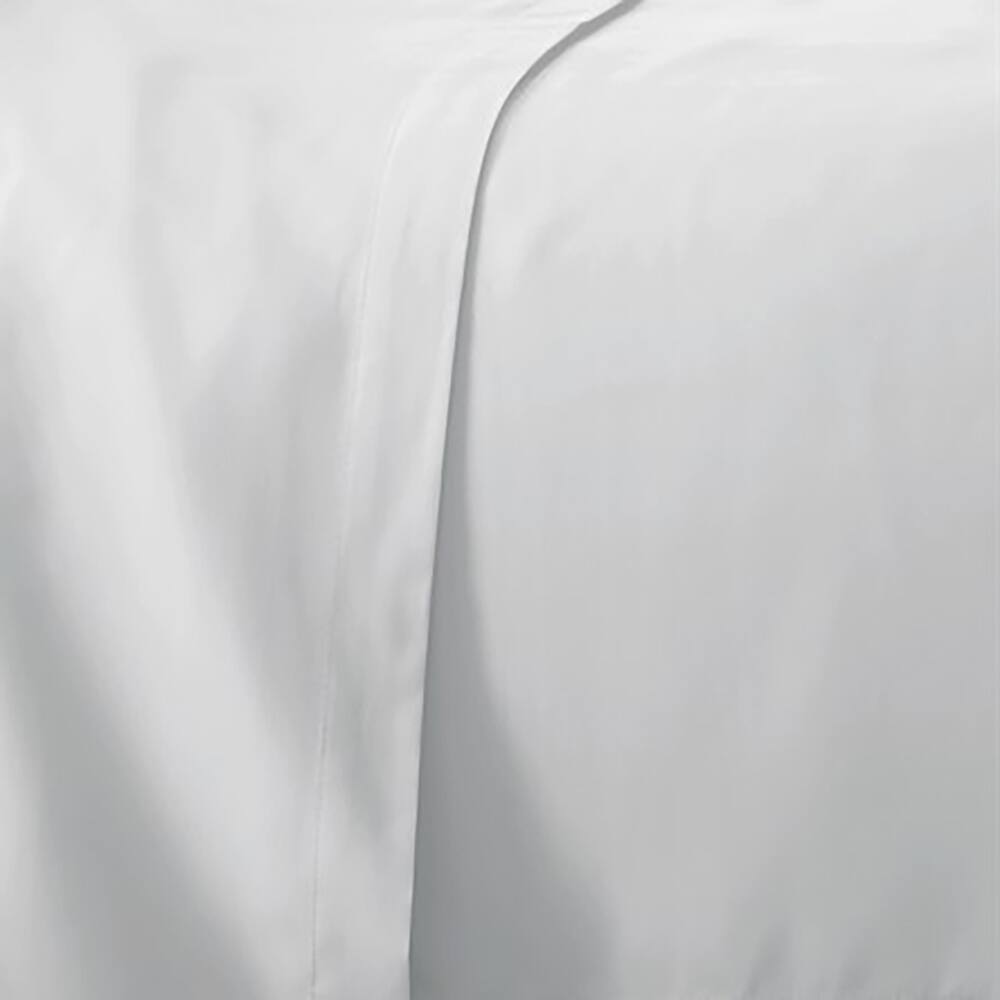 Alt View 3. Plazatex - Plazatex Luxurious Ultra Soft 100% Cotton Moisture Wicking Solid Color 4 Pieces Sheet Set King White - White.