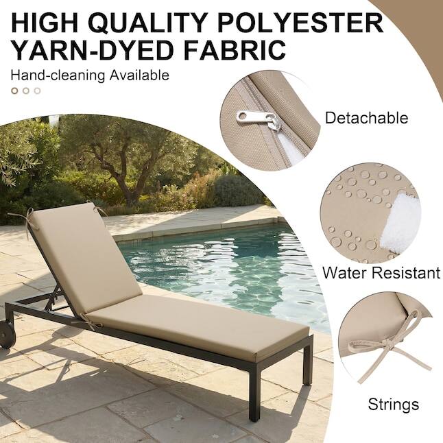 HIGH QUALITY POLYESTER YARN-DYED FABRIC  
Hand-cleaning Available  
Detachable  
Water Resistant  
Strings