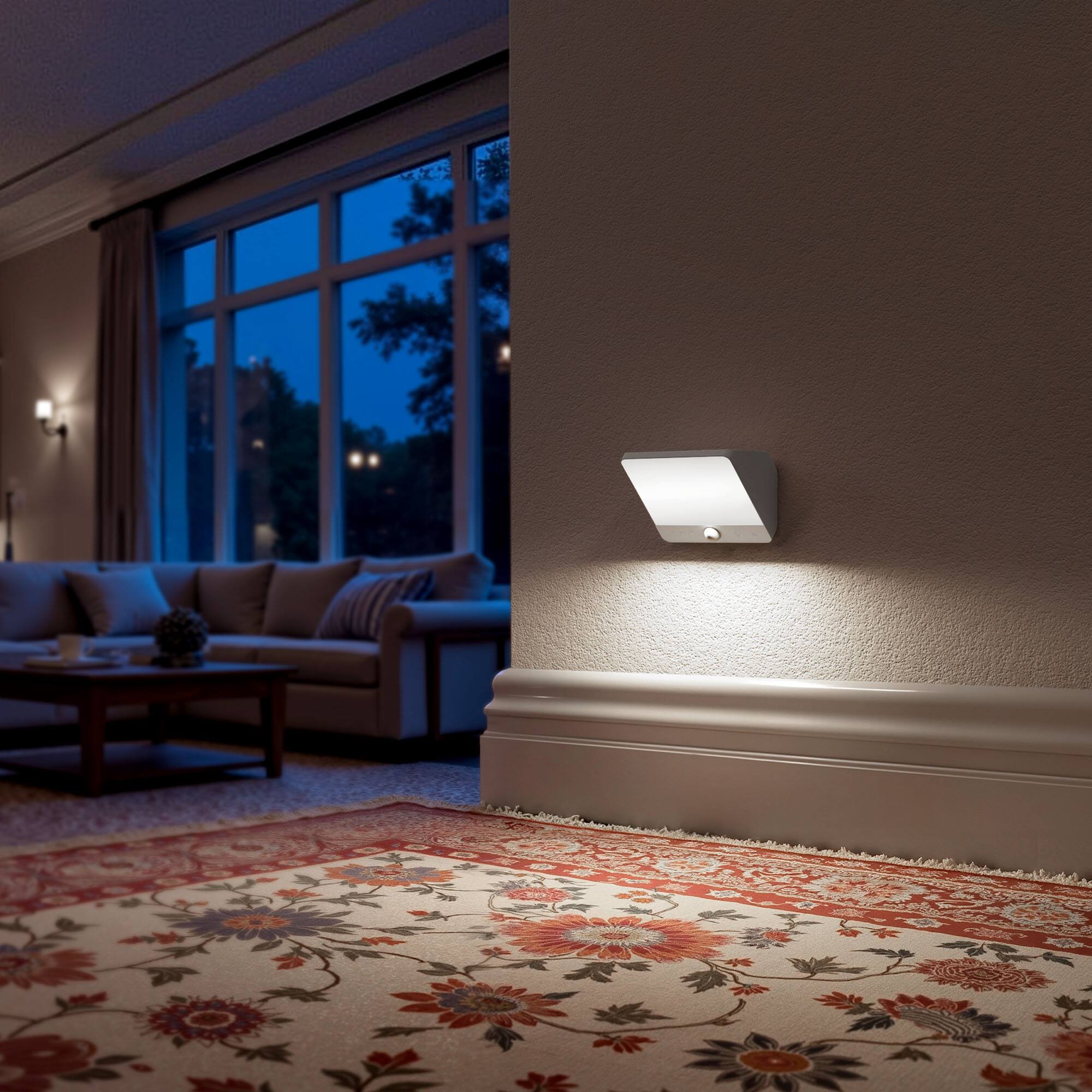 Alt View 4. Jandcase - JANDCASE 0.5W Battery Operated Motion Sensor Night Light, 3CCT Selectable, Touch Control, Stepless Dimming - White.