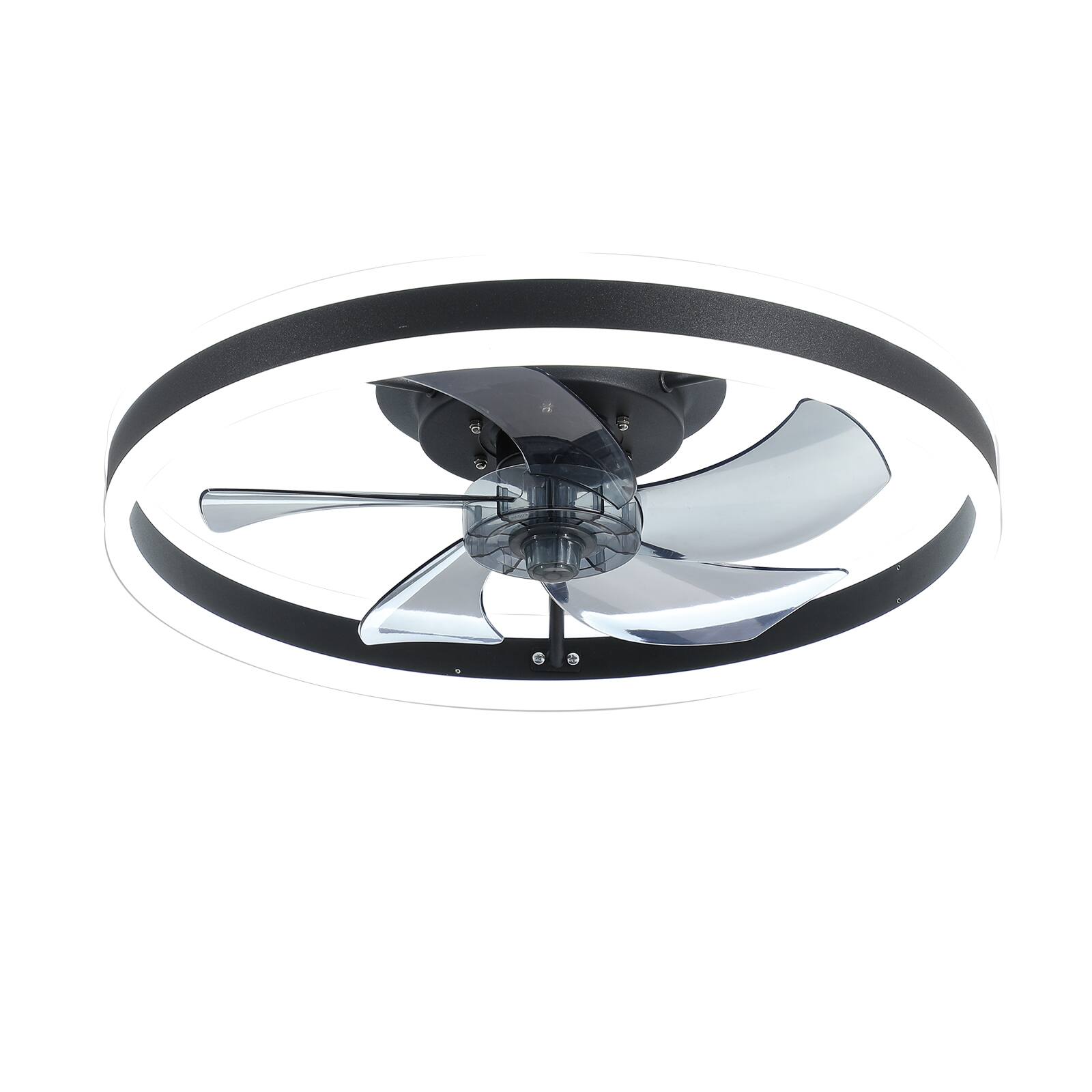 Alt View 4. TinyHomie - Ceiling Fan with Lights Dimmable LED.