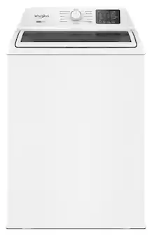 Whirlpool - 4.3 Cu. Ft. High-Eficiency Top Load Washer with 2-in-1 Removable Agitator and Soft Close Glass Lid - White