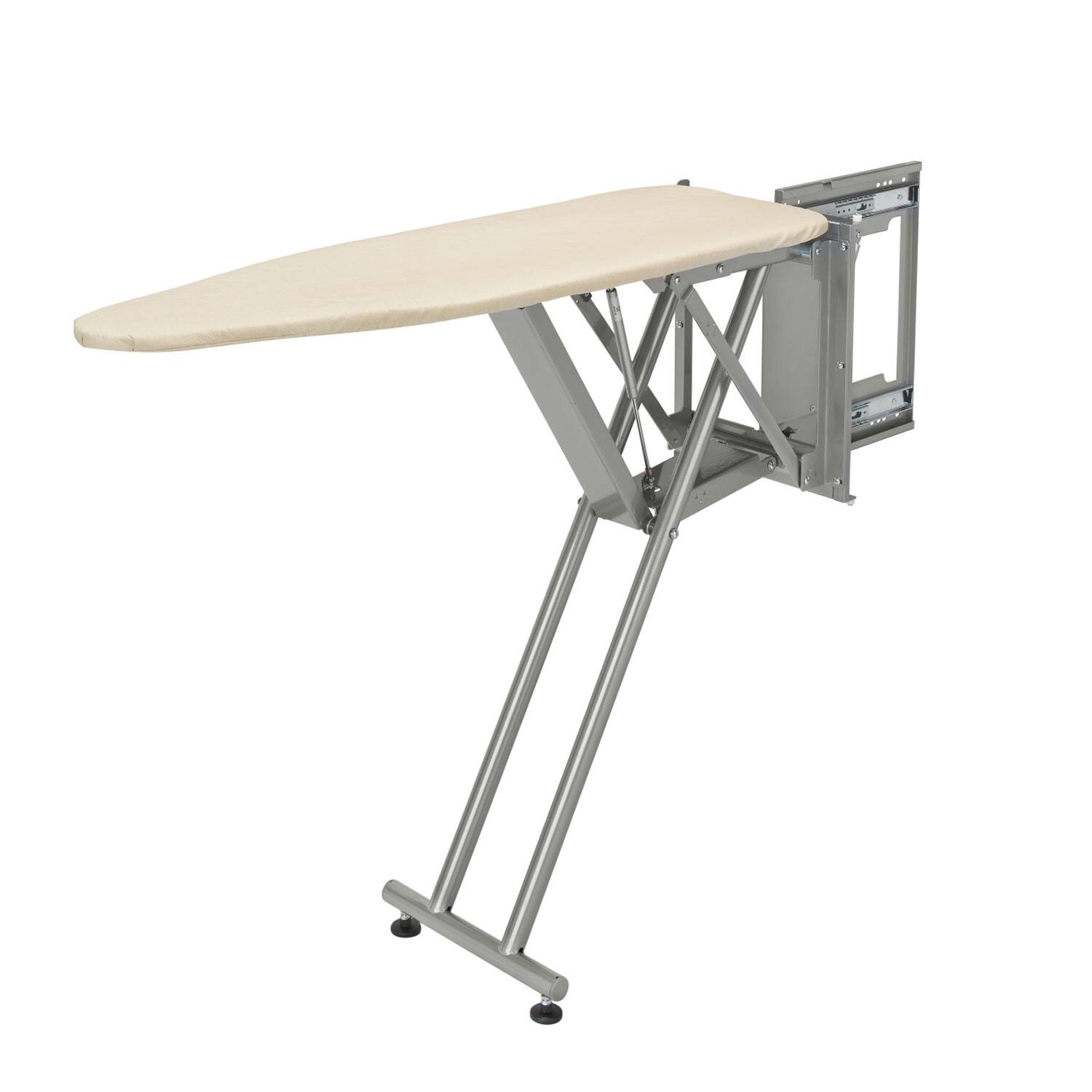 Front. Rev-A-Shelf - Rev-A-Shelf Sidelines Premiere Pop Up Ironing Board w/ Soft-close, CPUIBSL-14-SM.