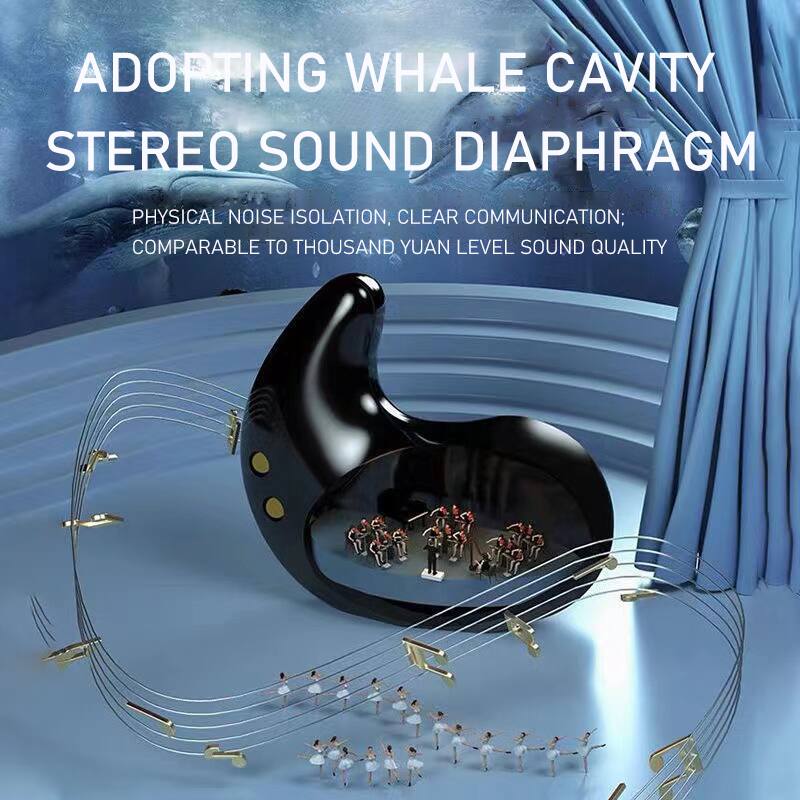ADOPTING WHALE CAVITY STEREO SOUND DIAPHRAGM  
PHYSICAL NOISE ISOLATION, CLEAR COMMUNICATION;  
COMPARABLE TO THOUSAND YUAN LEVEL SOUND QUALITY