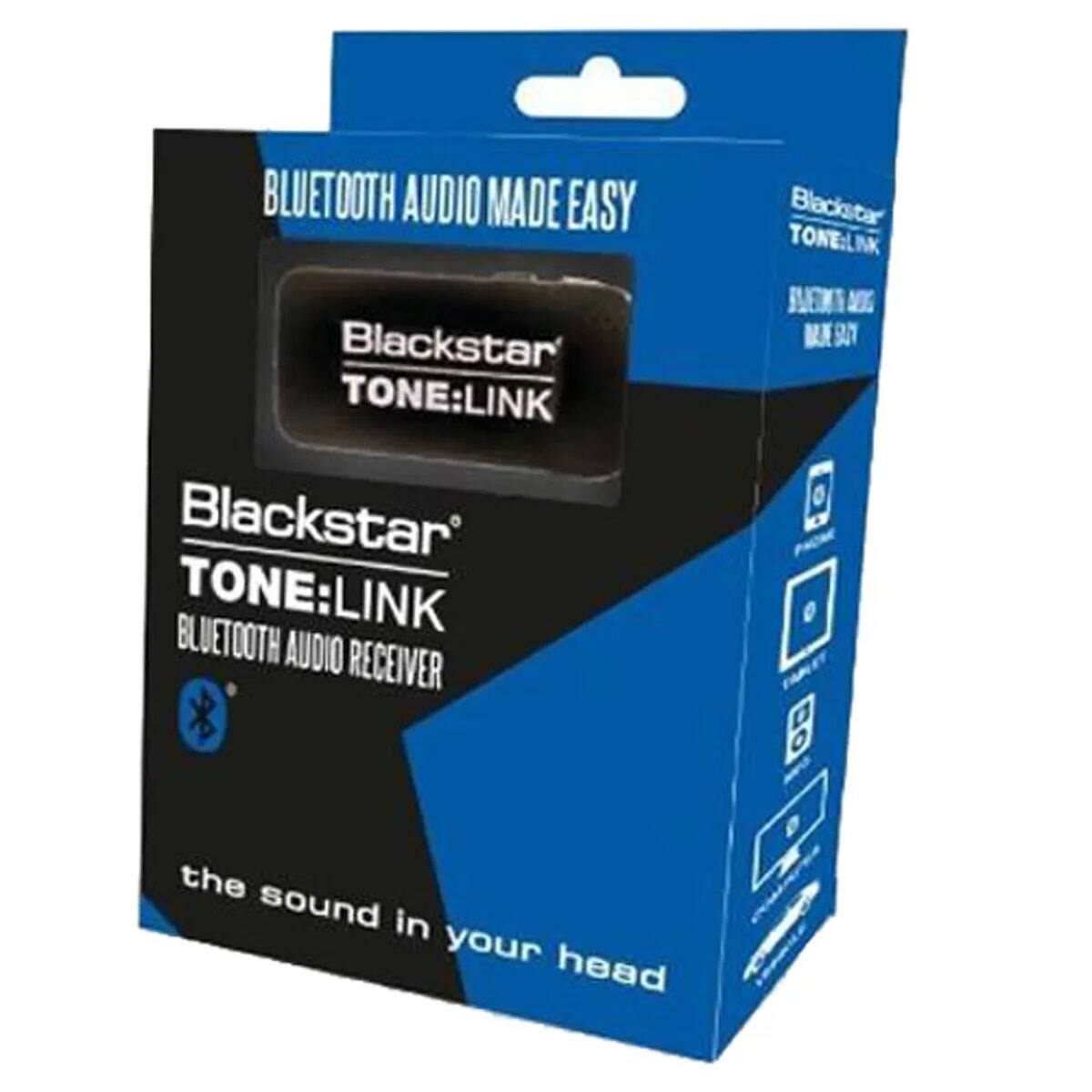 BLUETOOTH AUDIO MADE EASY  
Blackstar TONE:LINK  
Blackstar TONE:LINK BLUETOOTH AUDIO RECEIVER  
Blackstar TONE:LINK 8  
the sound in your head