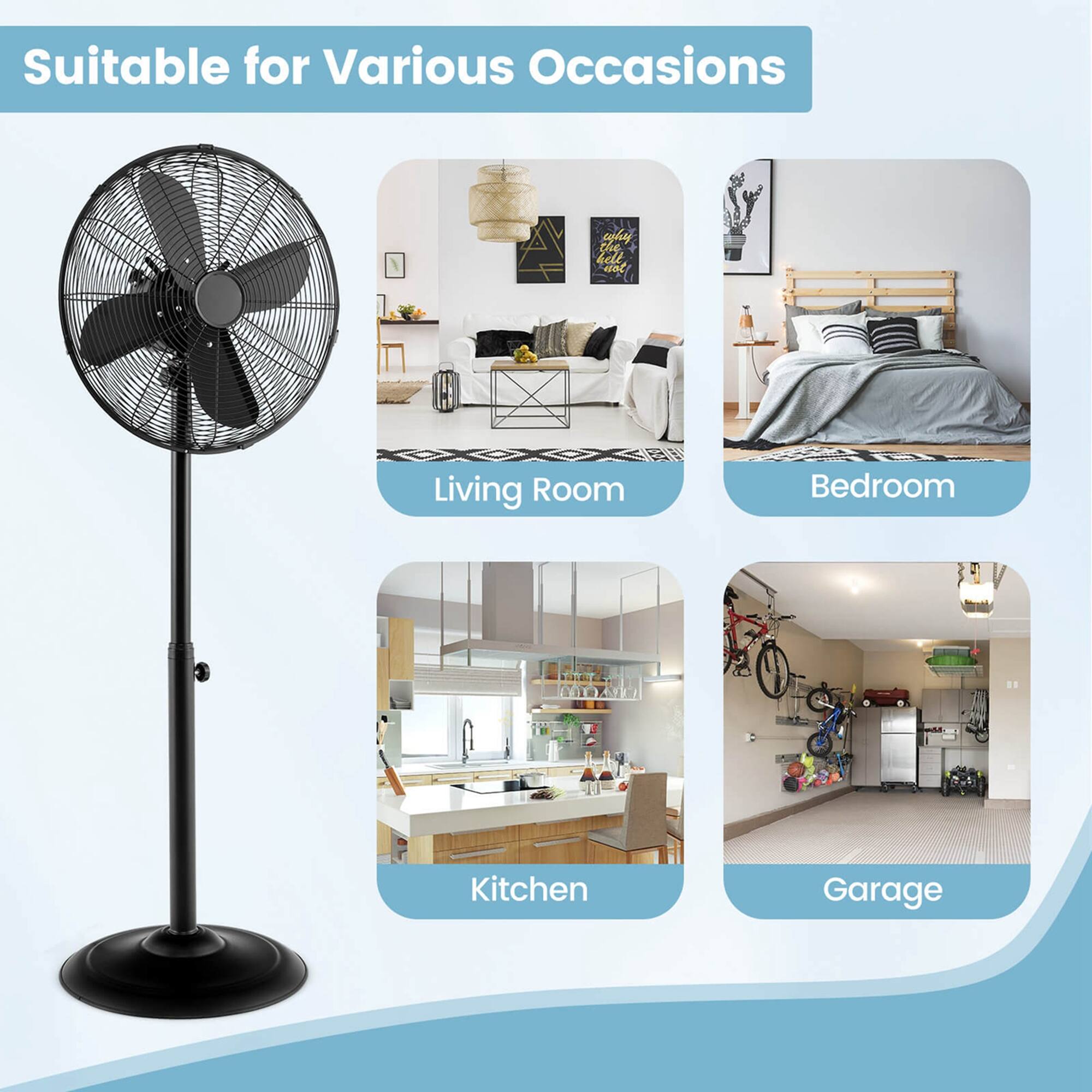 Suitable for Various Occasions: Living Room, Bedroom, Kitchen, Garage