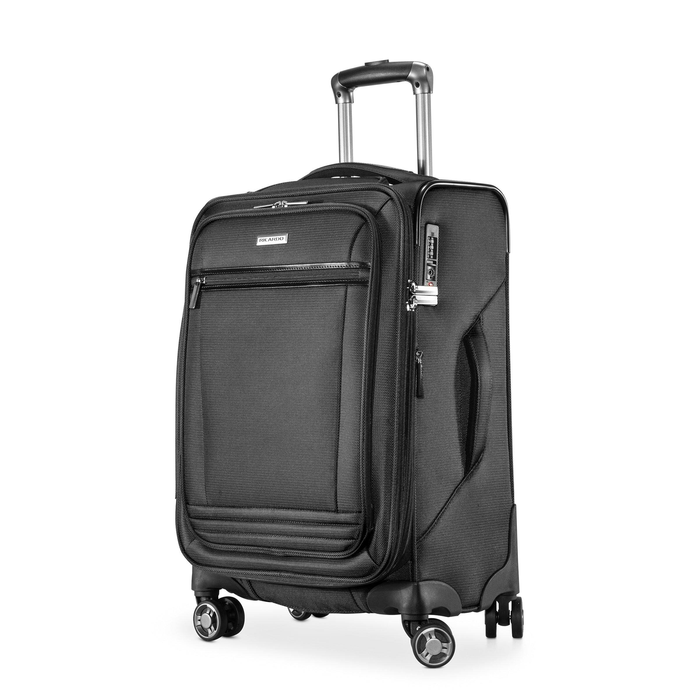 Angle. Ricardo Beverly Hills - Avalon Softside Carry-On, Black - Black.