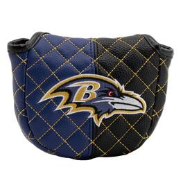 Team Golf - Baltimore Ravens Quilted Mallet Putter Cover - Multicolor