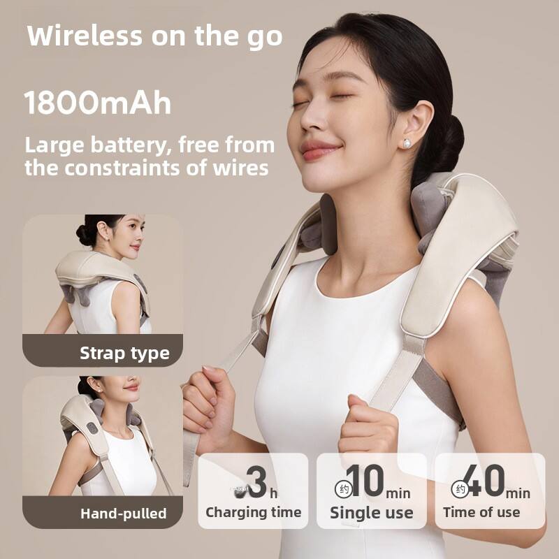 Wireless on the go

1800mAh  
Large battery, free from the constraints of wires

Strap type  
Hand-pulled

3 h  
Charging time

10 min  
Single use

40 min  
Time of use