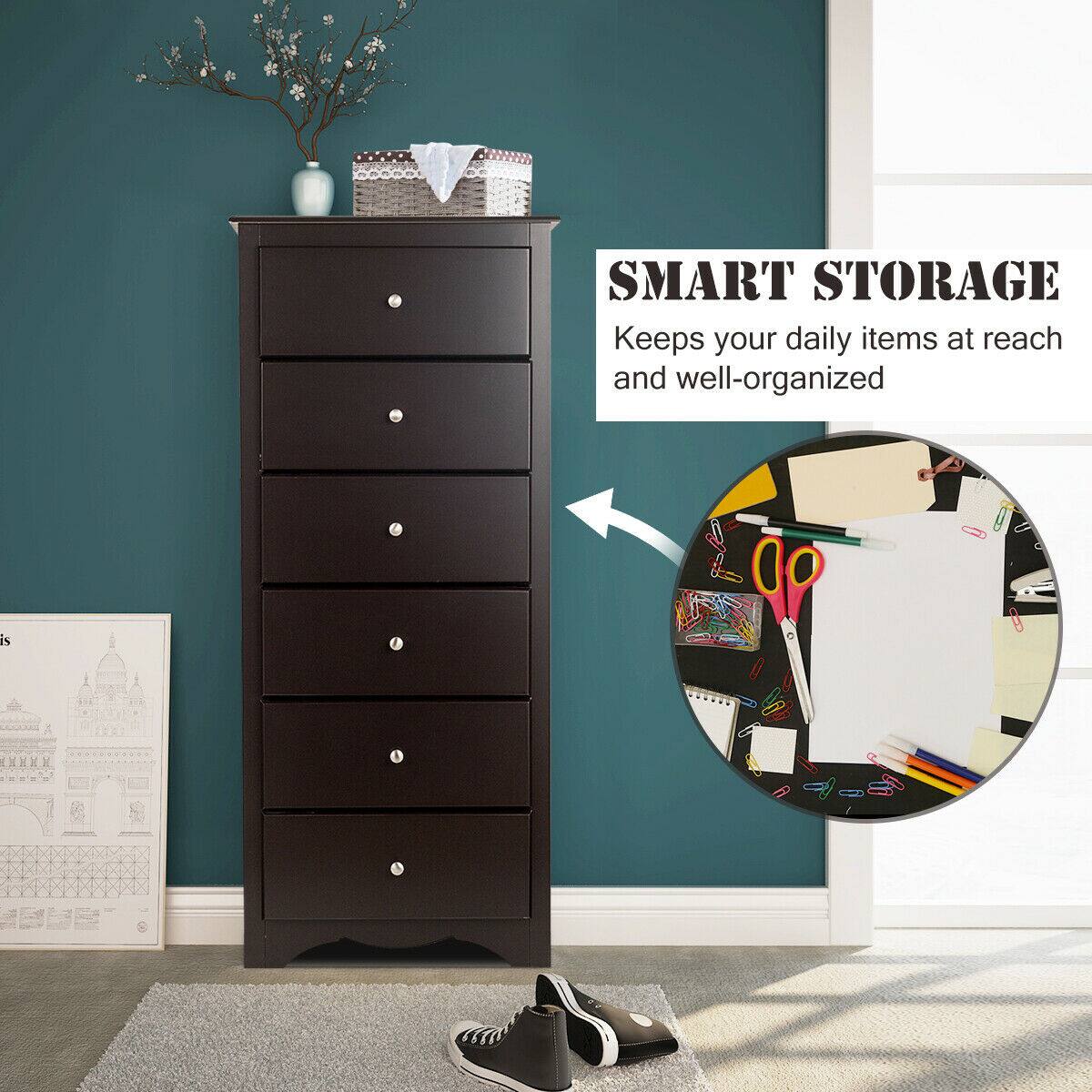 SMART STORAGE Keeps your daily items at reach and well-organized