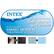The text on the image is grouped and corrected as follows:
"Inttex Natural Chlorine Saltwater + System Electronic Hard Water Treatment System"