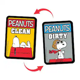 GAMAGO - Peanuts Snoopy & Ace Double-Sided Dishwasher Magnet - Multicolored