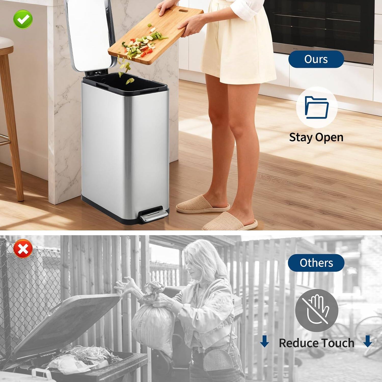 Ours Stay Open  
Others Reduce Touch