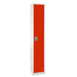 AdirOffice - Storage Locker 629-Series 72" H 1-Tier Steel Key Lock 2-Shelf Locker with Key Lock - Red
