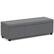 Front. Simpli Home - Avalon Extra Large Storage Ottoman Bench - Stone Grey.