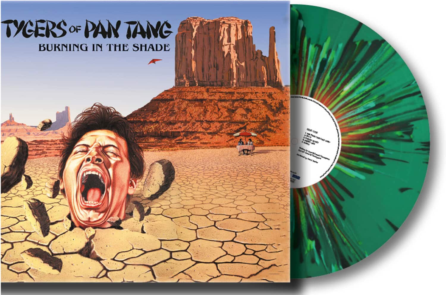Tygers of Pan Tang - Burning In The Shade - Splatter Green Vinyl   - VINYL LP price history on PriceWatchPro