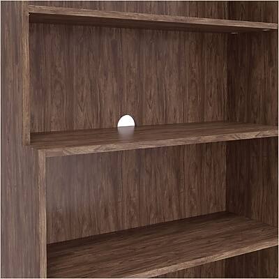 Alt View 2. Union & Scale - Essentials 5 Shelf 72"H Laminate Bookcase, Espresso - Espresso.