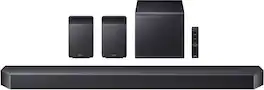 Samsung - Q-Series Soundbar HW-Q990F 11.1.4 ch w/ Subwoofer and Rear Speaker - Graphite Black