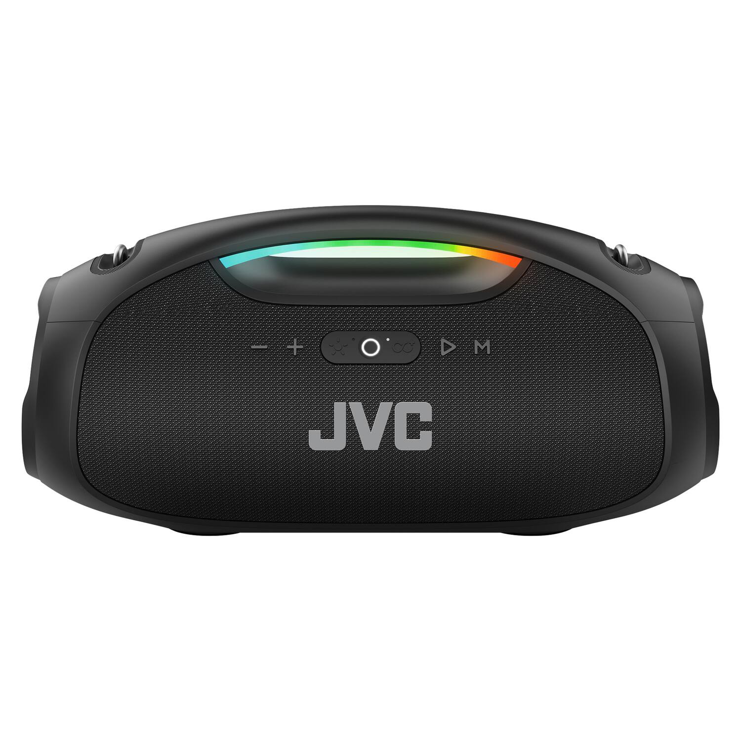 Back. JVC - Jvc Sp-pa15bt Portable Bluetooth Speaker With Led Lights And Speakerphone, True Wireless, Black, Sp-pa15bt - Black.