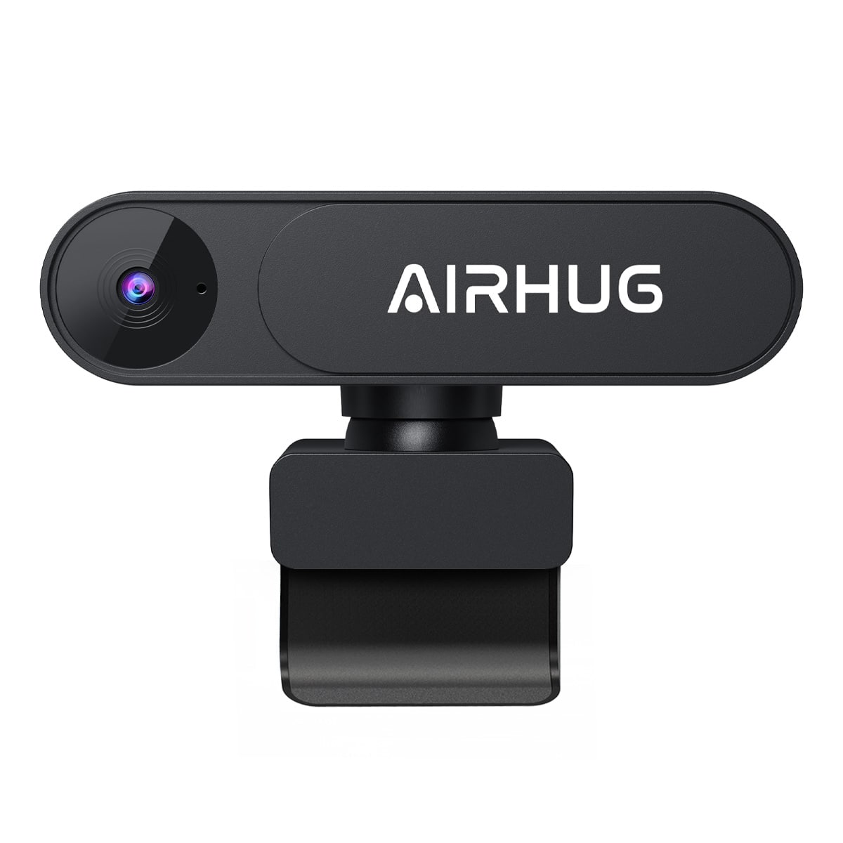 AIRHUG - 2K Webcam No Mic with Privacy Cover for Computer，USB Plug & Play, Without Audio, 78° Wide-Angle for Conferencing