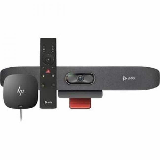 HP - Poly Studio R30 USB Video Bar and BT Remote USB-C Dock G5 (ABA) (9U3U1AA) - Unknown