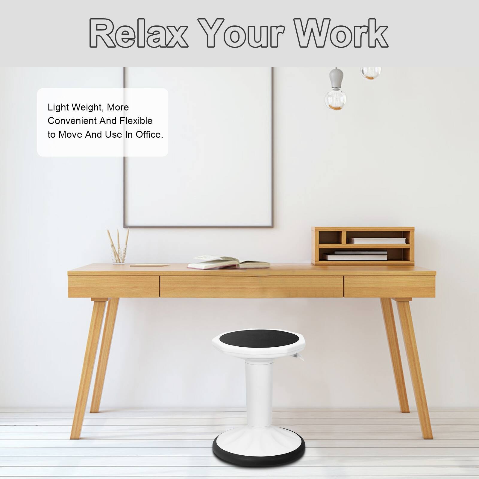 Relax Your Work

Light Weight, More Convenient And Flexible to Move And Use In Office.