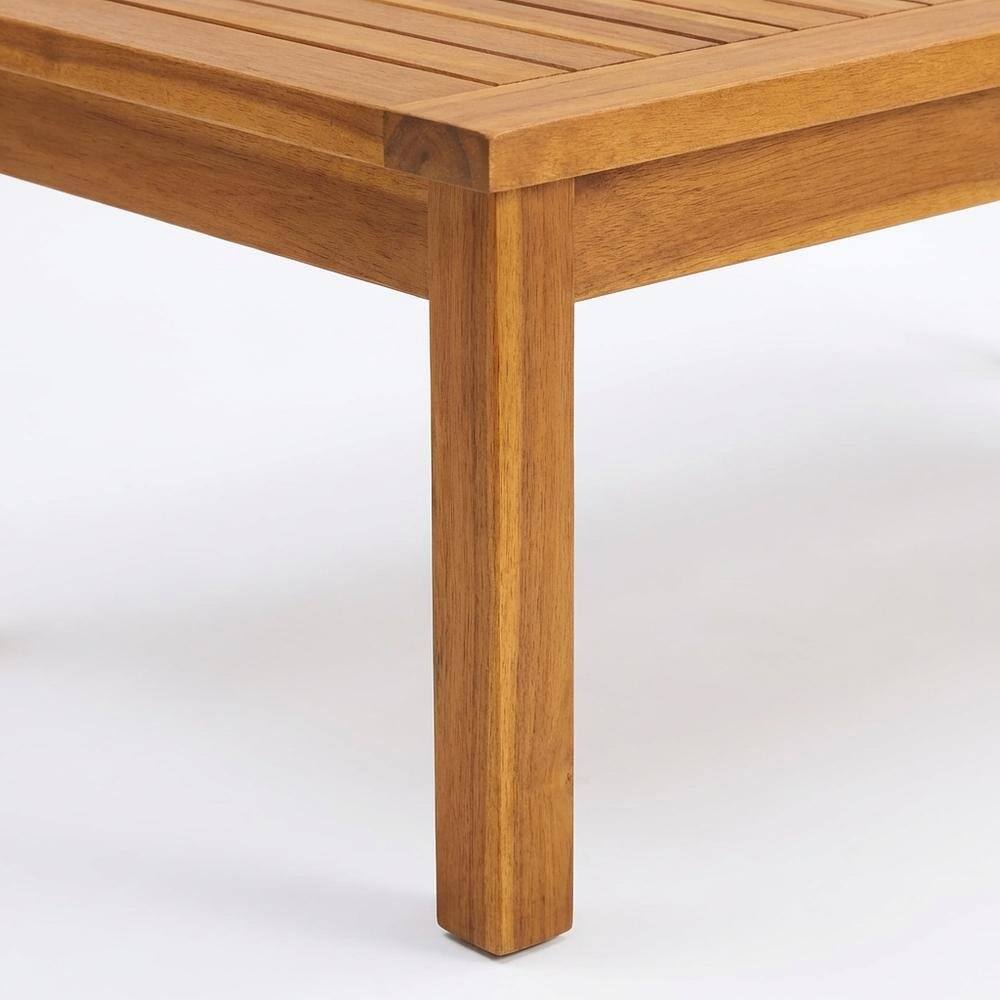 Alt View 2. Outdoor Escape - Wooden Patio Set with Oil Finish - Brown.