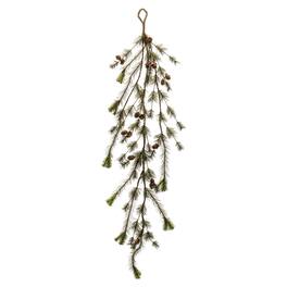 BreeBe - Pine and Pincone Garland (Set of 2) - Green, Brown